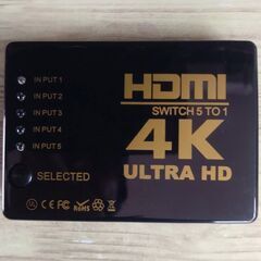 HDMI切り替えセレクター　4K　５ポートの画像