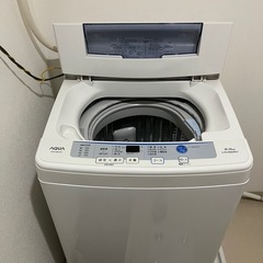 【3月25日までの引き渡し希望】　AQUA 全自動洗濯機  6kg