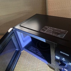 【決まりました】【中古】アイリスオーヤマ 電子レンジ18L単機能フラットテーブル の画像