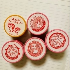 ディズニープリンセス　スタンプセット他