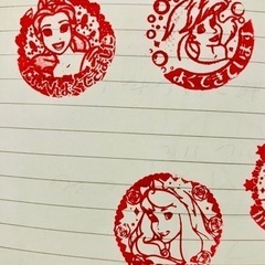 ディズニープリンセス　スタンプセット他の画像
