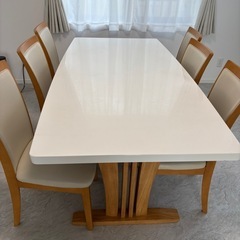 ☆売り切りたい為値下げ相談⭕️ 6人掛けダイニングテーブル 値下げ 6人掛け ダイニングテーブル