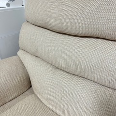 2.5人掛けバイバックソファ(アイボリー)の画像