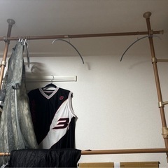 ワンタッチ式突っ張りハンガーダブルの画像