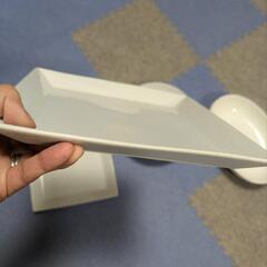 プレーン白 お皿 4種2枚セットの画像