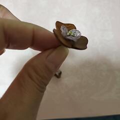 未使用！！かわいい♬ウッドピアス★の画像