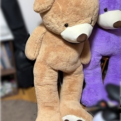 特大 2メートル くまのぬいぐるみ ブラウン