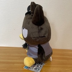 サンリオ ノスタルジックモノトーン BIGぬいぐるみ バッドばつ丸の画像