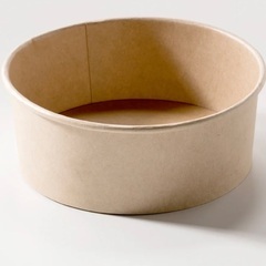 フードカップ 900ml ナチュラル蓋セット各600個　の画像