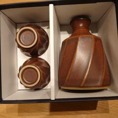 陶器の酒器セット