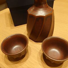 陶器の酒器セットの画像