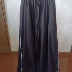 【パンツ】ワイドパンツ ブラック