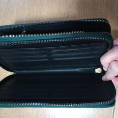 未使用　クロコダイル調　長財布の画像