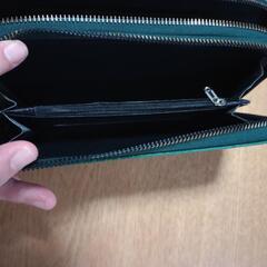 未使用　クロコダイル調　長財布の画像