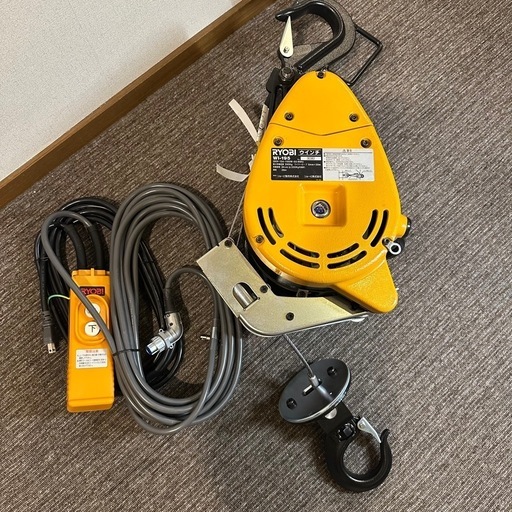 新品未使用200kgRYOBI ウインチ　WI−195