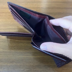 財布(ウナギの皮)値下げの画像