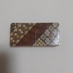 箱根細工 寄木細工 美品 コインケース からくり お土産の画像