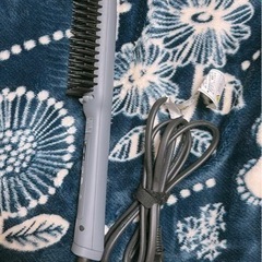 SALONIA ストレートヘアアイロン ブラシ型の画像