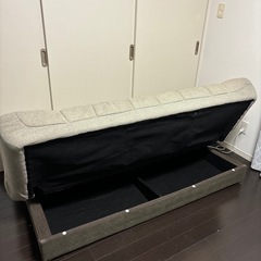 【※お取引中】ソファーベッド｜収容付きの画像