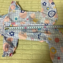 小型犬用フード付きレインコート　カッパ　パープル　ピンク　手足付き　ハンドメイドの画像