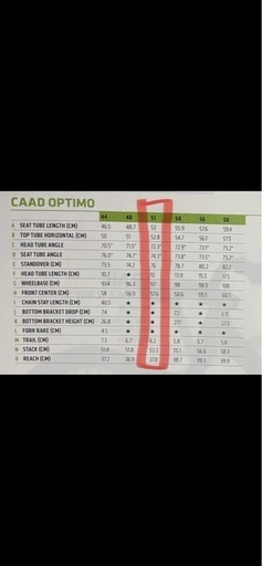cannondale 18 CAAD Optimo 105