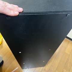 カラーBOX3段黒色の画像