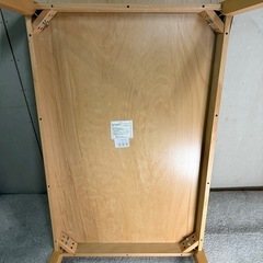 【497】ナチュラル木製長方形ダイニングテーブルの画像