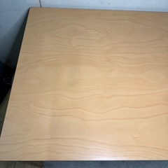 【497】ナチュラル木製長方形ダイニングテーブルの画像