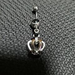 クラウンモチーフ　ボディピアス　へそピアスの画像