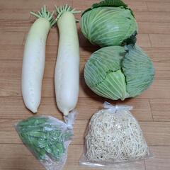 寒波のお野菜４点