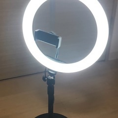 リングライト スタンドタイプ USB接続の画像