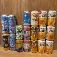 ビール、チューハイ18本