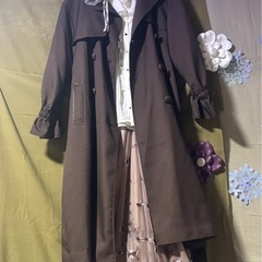 美品すぐ活躍冬服⑩ axesコートスカートベレー帽 ZARA