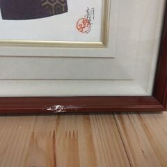 紙雛　額入りの画像