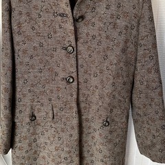 Cornele dada 花柄コート グレー系