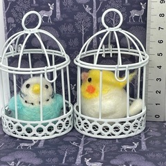 インコさん置物の画像