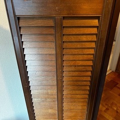 木製しきり  屏風　パーテーションの画像