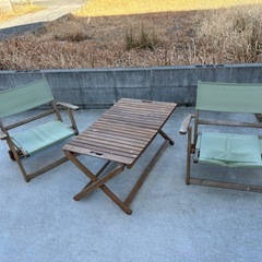 アウトドアテーブル チェアセット