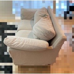 【タバコ、ペットなし！値引き相談応じます！】 三人掛けソファの画像