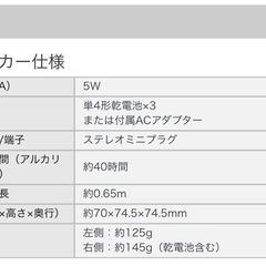 コンパクトスピーカー　SONY SRS-M50 乾電池も対応可能　ピンクの画像
