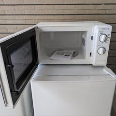 新生活☆単身コンパクトセット☆電子レンジ＋冷蔵庫＋洗濯機☆あんしんの送料＆設置無料※熊本県内限定👍️離島不可🤲の画像