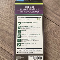 衝撃吸収 フチまで透明 自己治癒フィルムの画像