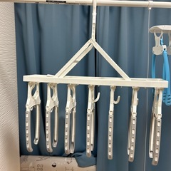 洗濯ハンガー　7連　8連　ワンタッチ　取り外し可能の画像