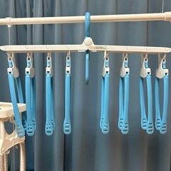 洗濯ハンガー　7連　8連　ワンタッチ　取り外し可能の画像