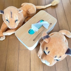 決まりました。美品 トラ ぬいぐるみの画像