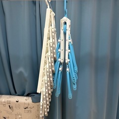洗濯ハンガー　7連　8連　ワンタッチ　取り外し可能の画像