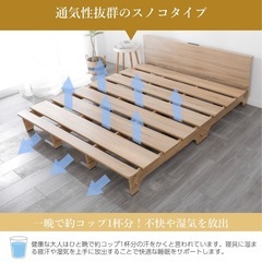 木製 ベットフレーム Mincare
の画像