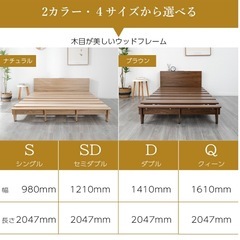 木製 ベットフレーム Mincare
の画像