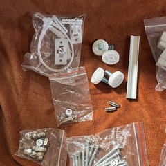30a ランドリーラック 棚付き 3段式 洗濯機 ラック ホワイト 組立品 DEWEL 金属製  洗濯機棚 収納棚 y022003aの画像