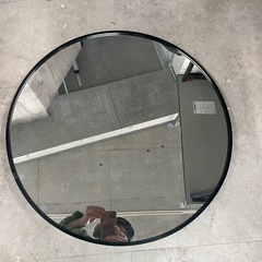 丸鏡　　美容室で使ってたもの。綺麗です。